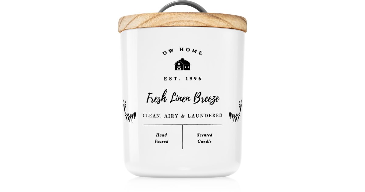 Dw Home Farmhouse Fresh Linen Breeze Candela Profumata Notino It