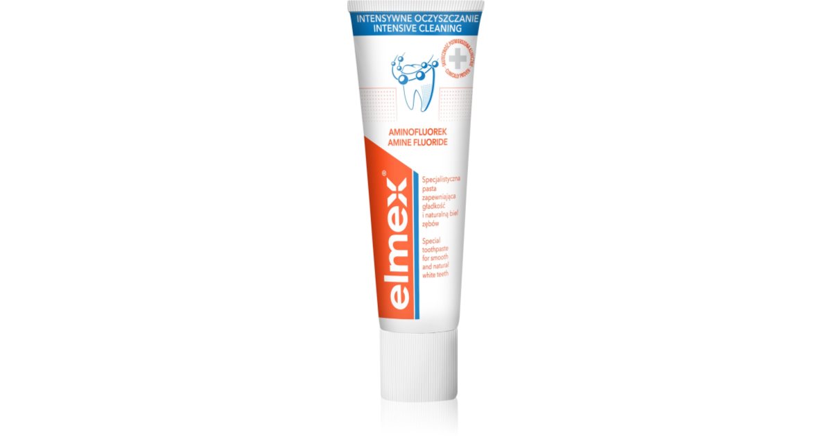 Elmex Intensive Cleaning Dentifrice Pour Des Dents Blanches Et Lisses