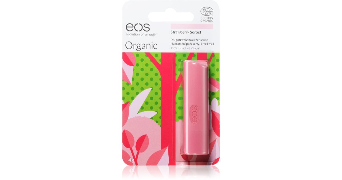 EOS Strawberry Sorbet Naturalny Balsam Do Ust