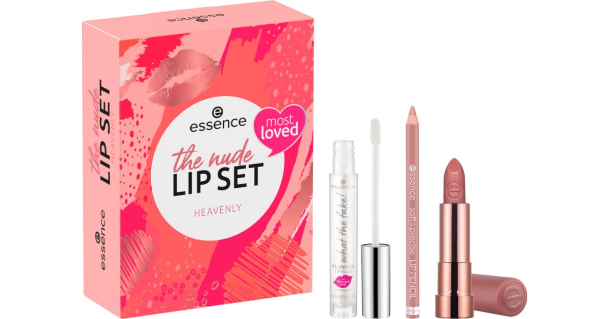 Essence The Nude Lip Set Geschenkset Heavenly F R Lippen Notino