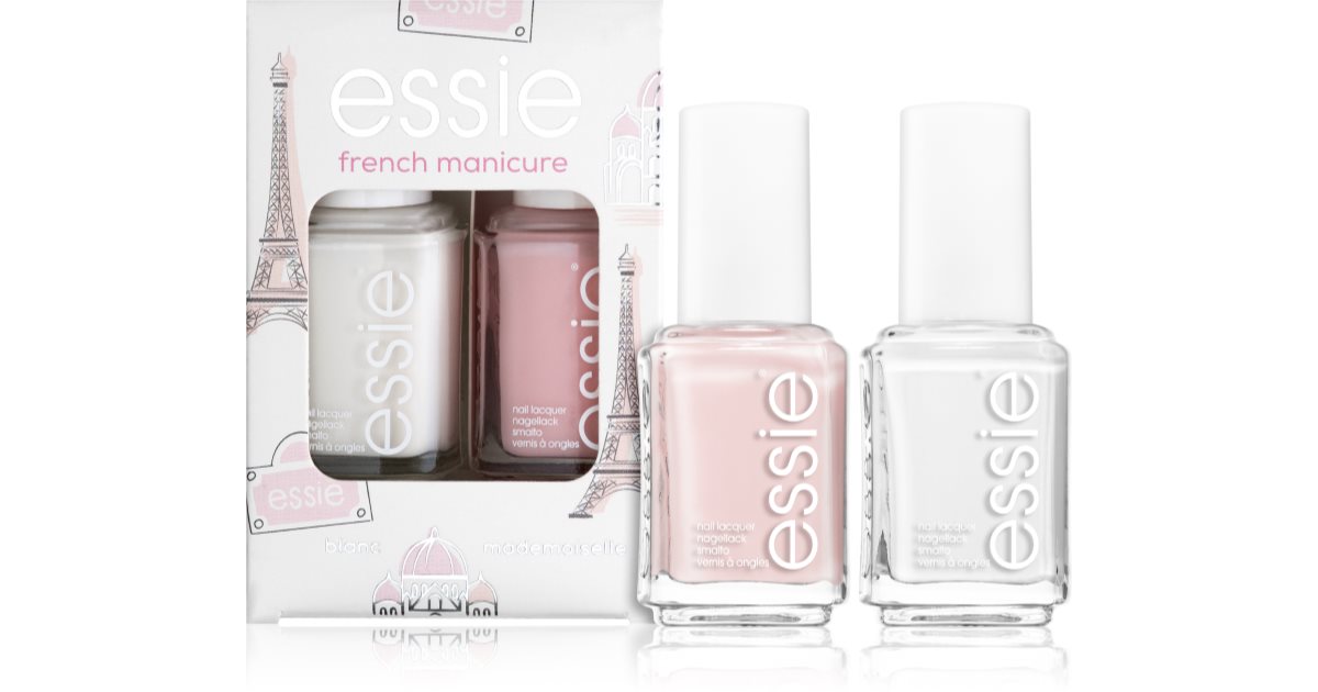 Essie French Manicure Sada Lakov Na Nechty Pre Franc Zsku Manik Ru