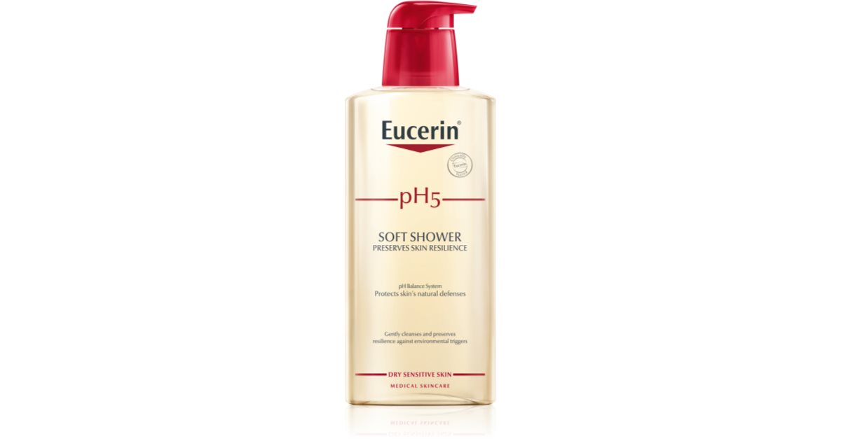 Eucerin pH5 gel de duche suave para peles secas e sensíveis notino pt