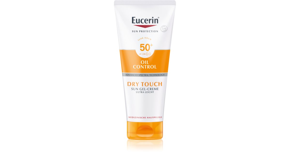 Eucerin Sun Oil Control gelinis apsaugos nuo saulės kremas SPF 50