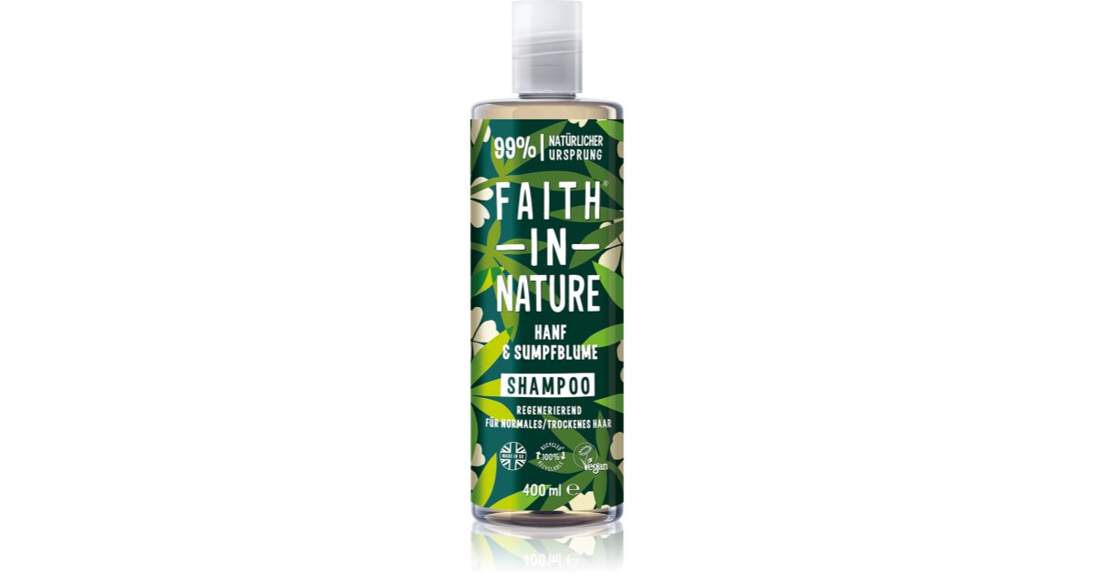 Faith In Nature Hemp Meadowfoam Restoring Shampoo For Normal To Dry