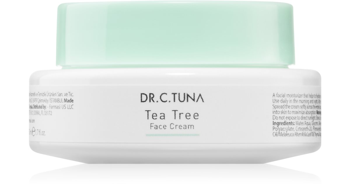 Farmasi Dr C Tuna Tea Tree Creme Hidratante Para Pele Oleosa Notino Pt