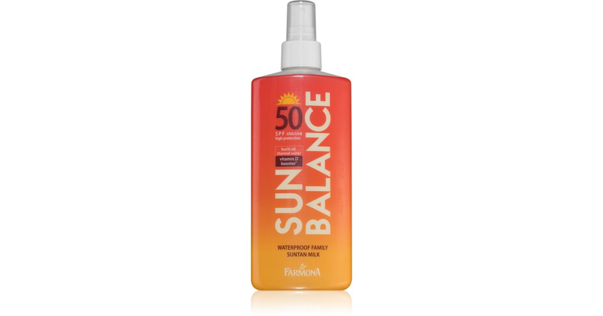 Farmona Sun Balance Lait Protecteur Solaire Pour Toute La Famille SPF