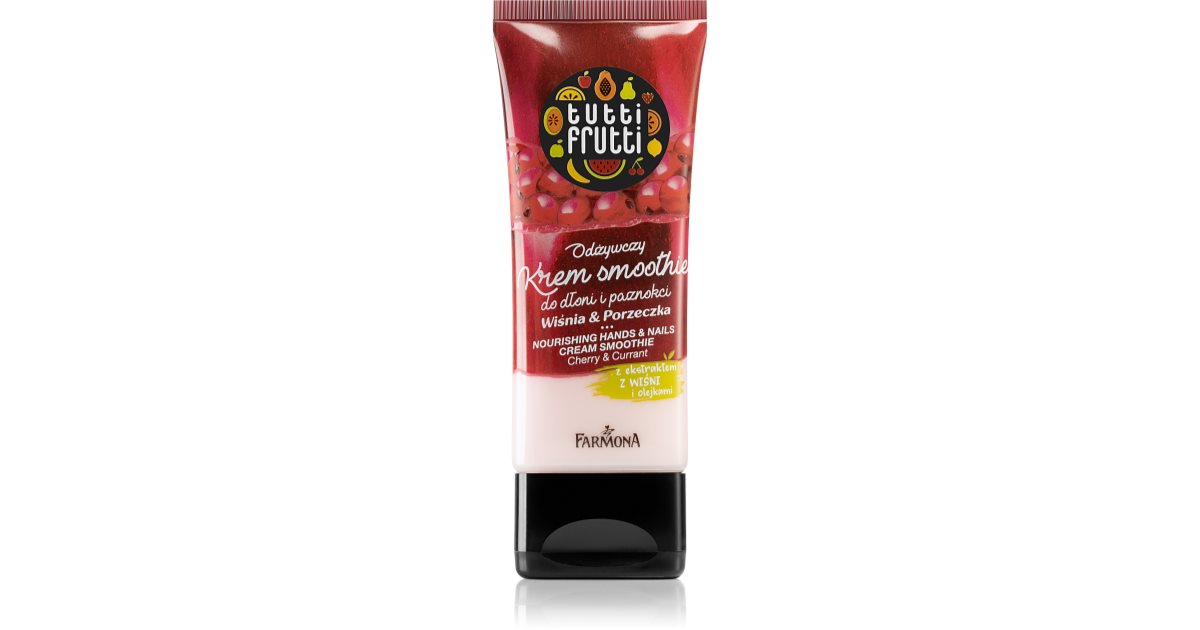 Farmona Tutti Frutti Cherry Currant Nourishing Cream For Hands And