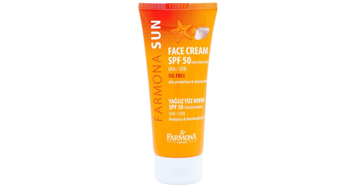 Farmona Sun Sch Tzende Creme F R Fettige Und Gemischte Haut Spf Notino