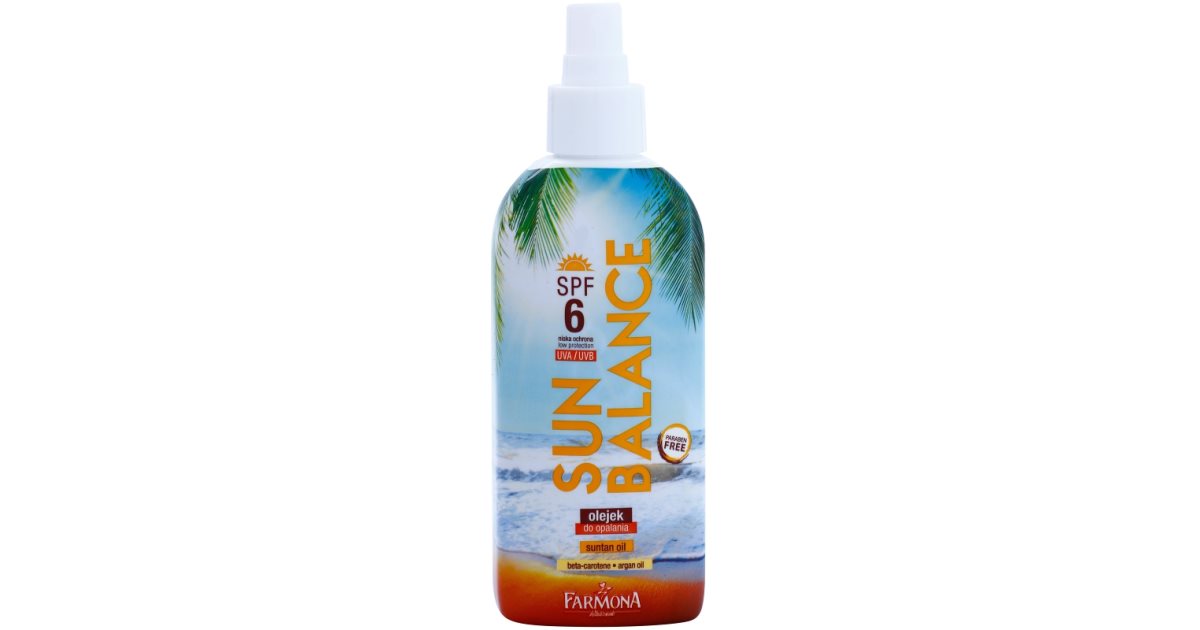 Farmona Sun Balance Huile Solaire En Spray SPF 6 Notino Fr