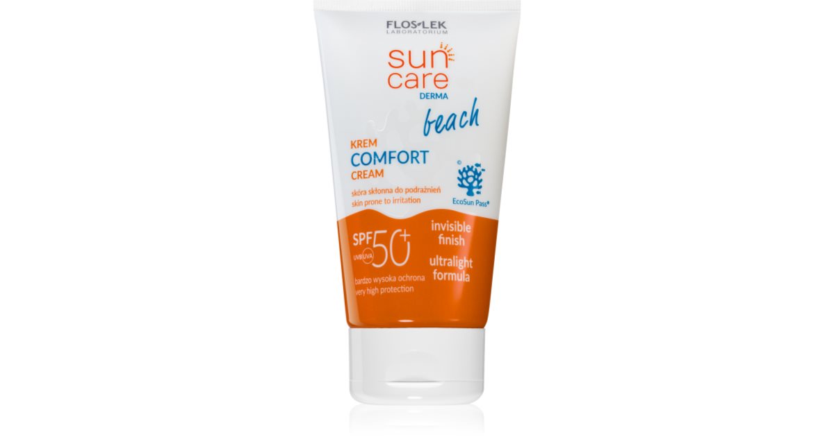 Floslek Laboratorium Sun Care Derma Beach Crema Protettiva Leggera Viso