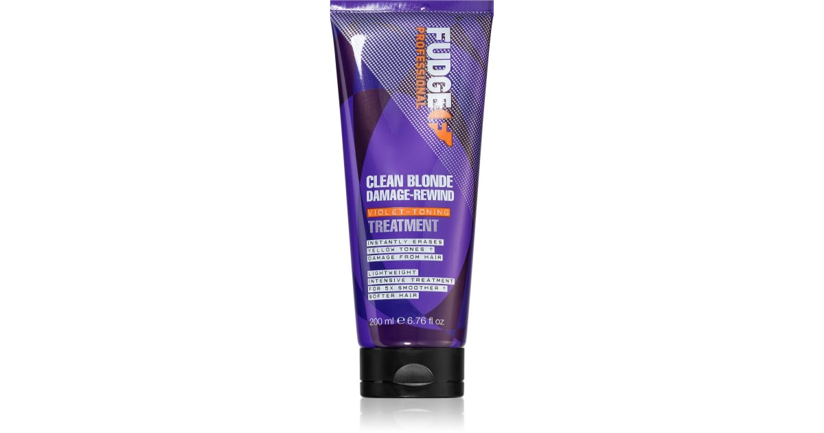 Fudge Clean Blonde Damage Rewind Conditioner après shampoing violet