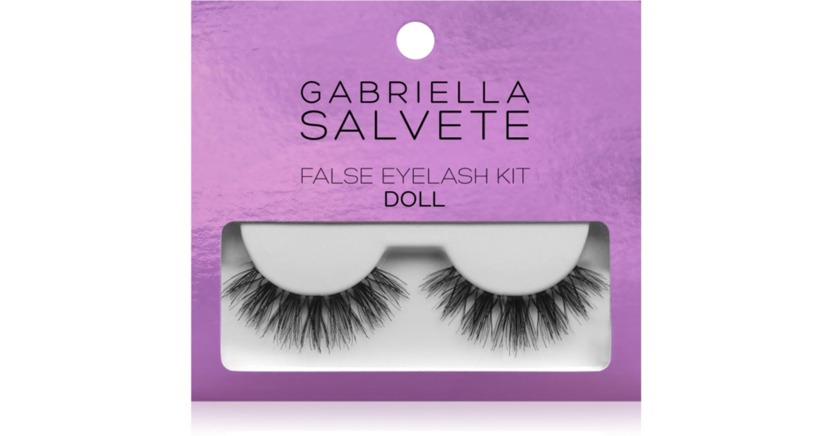 Gabriella Salvete False Eyelash Kit Doll Pestanas Falsas Cola