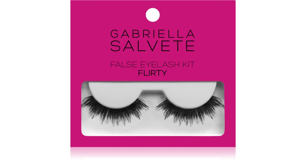 Gabriella Salvete False Eyelash Kit Flirty Pestanas Falsas Cola