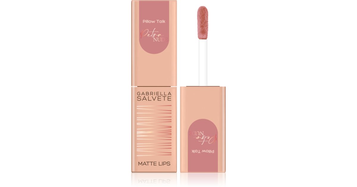 Gabriella Salvete Petra Nude Pillow Talk Fl Ssiger Lippenstift Mit