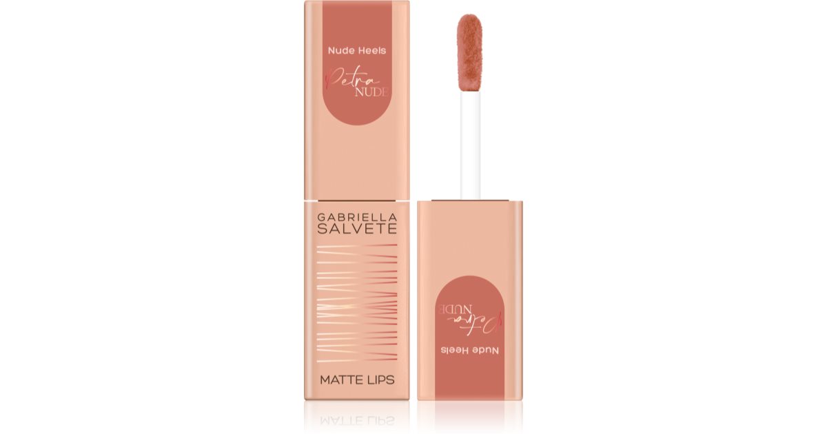 Gabriella Salvete Petra Nude Nude Heels Matt Liquid Lipstick Notino Co Uk