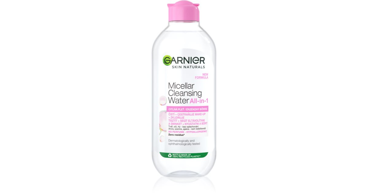 Garnier Skin Naturals Eau Micellaire Peaux Sensibles Avis Notino Be