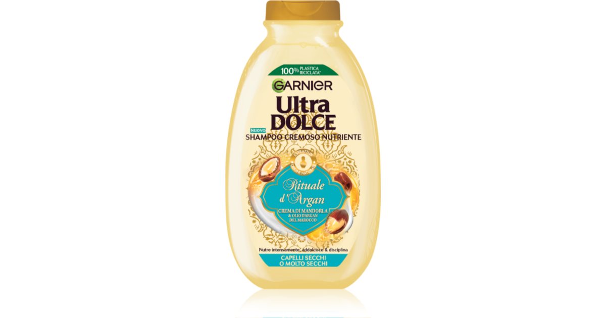 Garnier Ultra Dolce Rituale D Argan Shampoo Nutriente Per Capelli