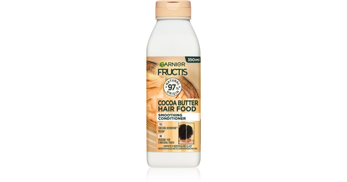 Garnier Fructis Cocoa Butter Hair Food Smoothing Balm For Unruly And