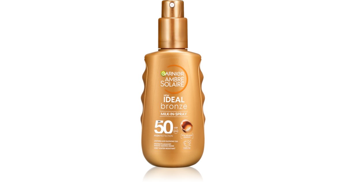 Garnier Ambre Solaire Ideal Bronze Sonnenschutz F R Den K Rper Notino De