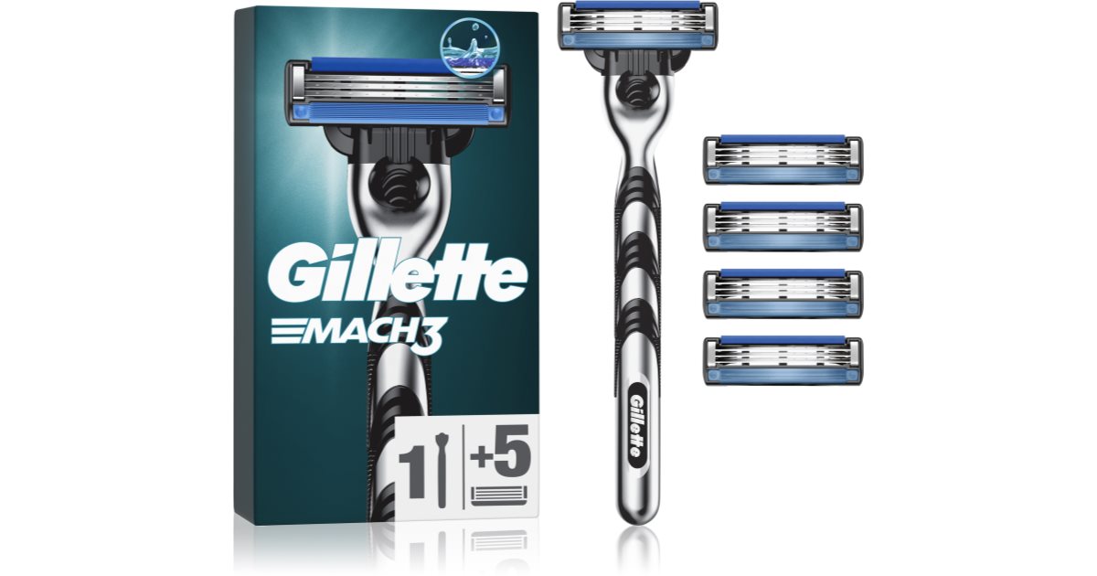 Gillette Mach Rasoio Testina Di Ricambio Notino It