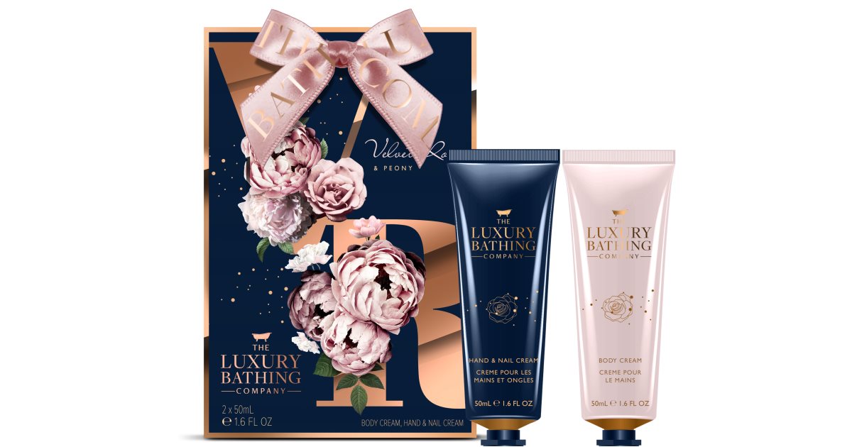 Grace Cole Luxury Bathing Velvet Rose Peony Geschenkset für Hände