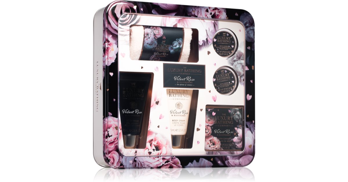 Grace Cole Luxury Bathing Velvet Rose Raspberry Coffret Cadeau Pour