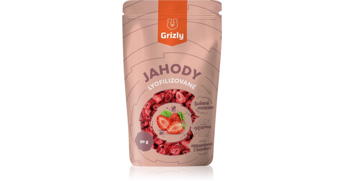 Grizly Jahody lyofilizované mrazom sušené ovocie notino sk