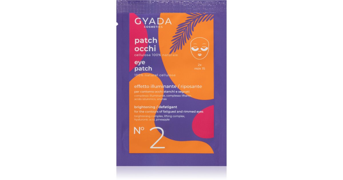 Gyada Cosmetics Brightener Defatigant Maschera Ringiovanente E