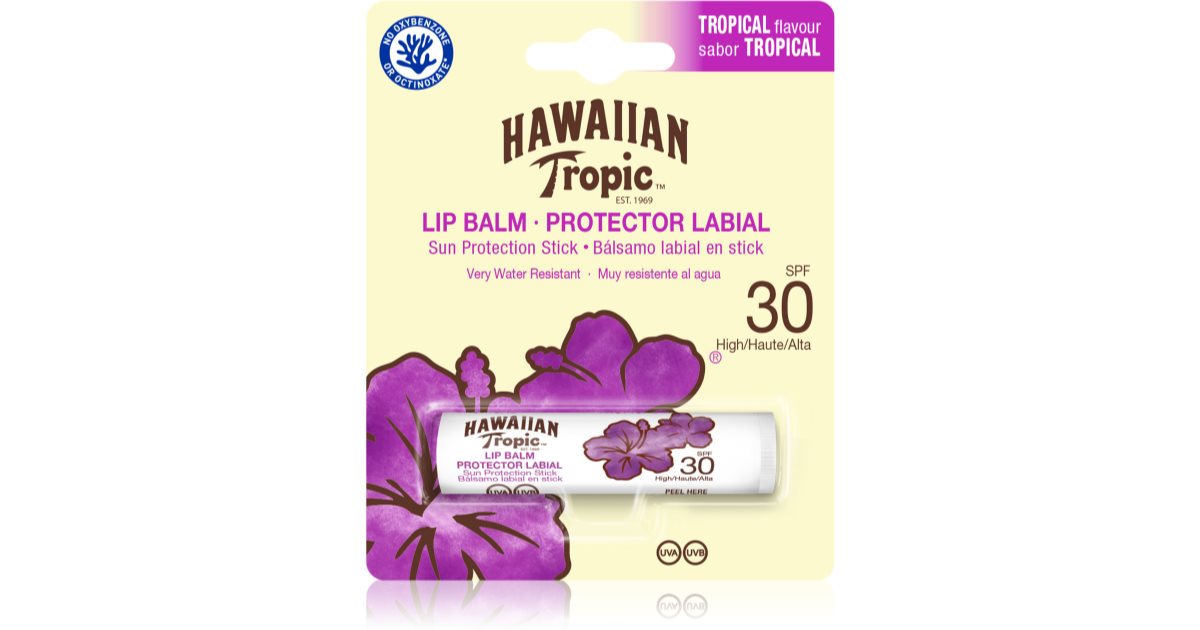 Hawaiian Tropic Lip Balm Protector Labial bálsamo labial SPF 30 notino es