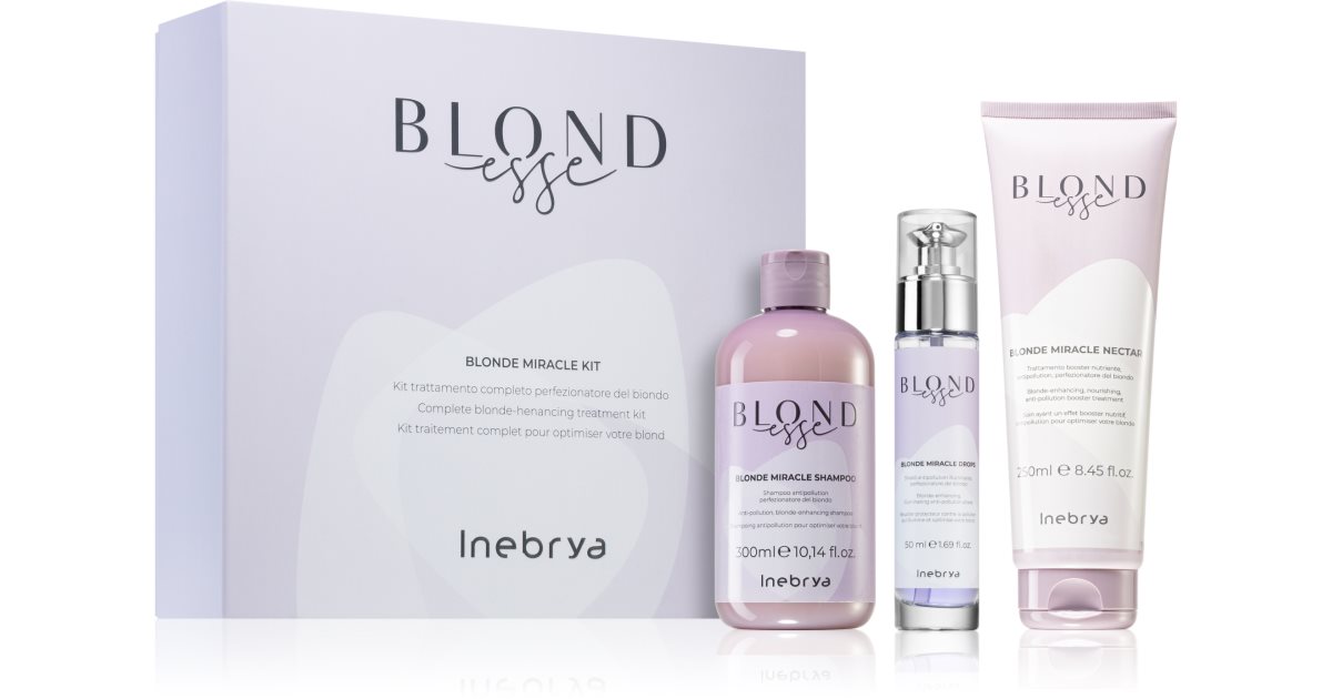 Inebrya Blondesse Blonde Miracle Kit Dovan Rinkinys Viesiems Plaukams