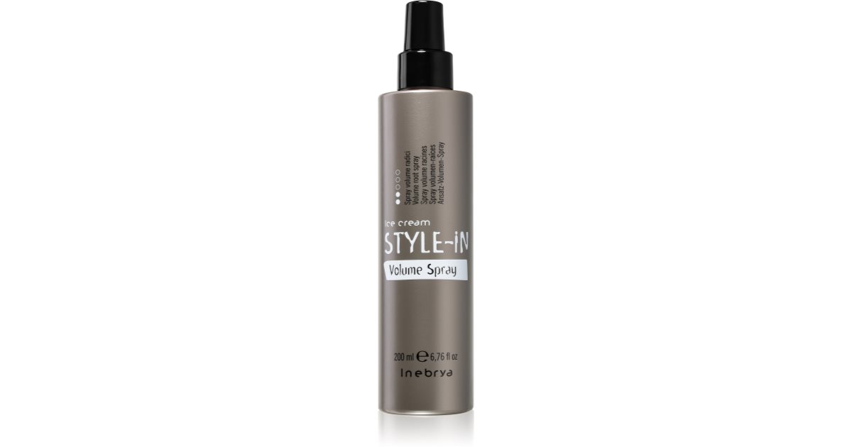 Inebrya Ice Cream Style In Spray Capilar Para Dar Volume Desde A Raiz