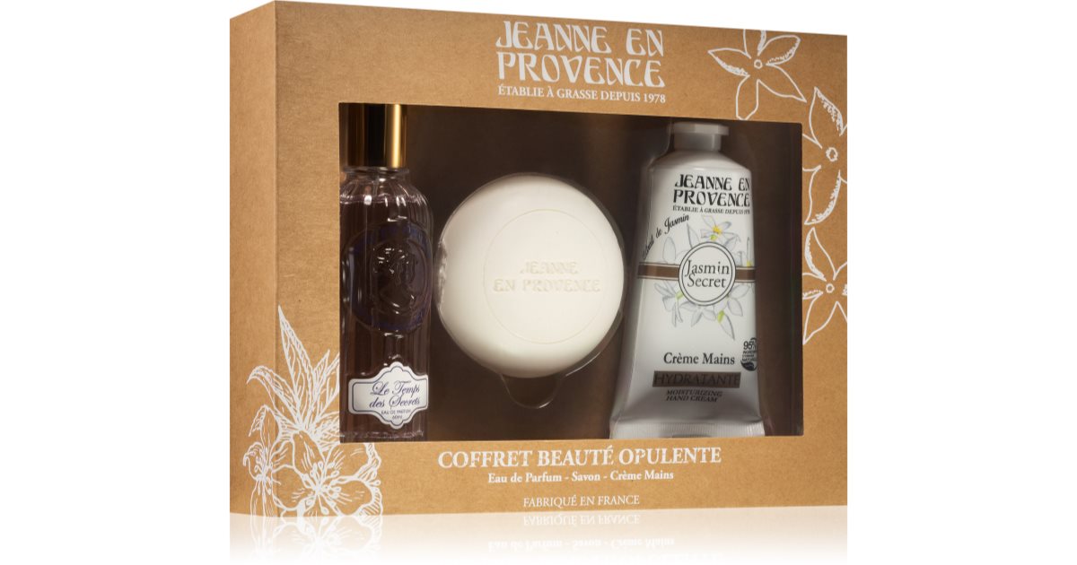 Jeanne En Provence Jasmine Coffret Cadeau Pour Femme Notino Fr