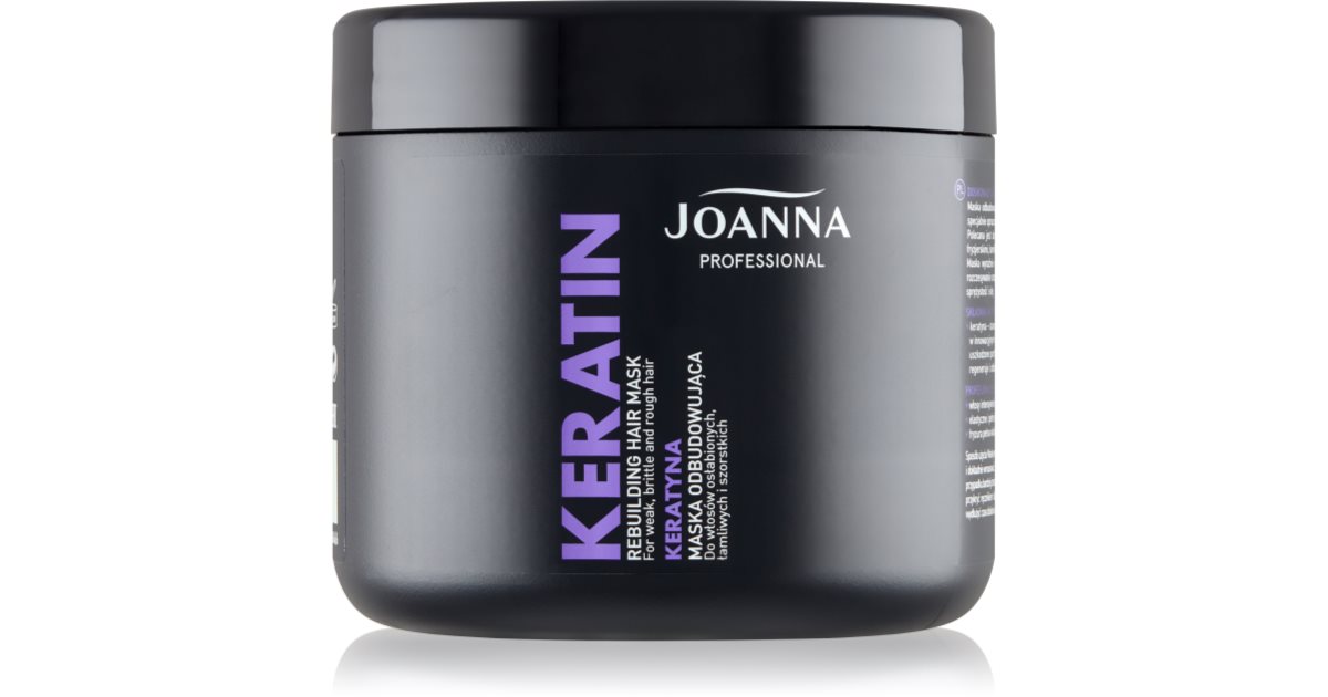 Joanna Professional Keratin кератинова маска за суха и крехка notino bg