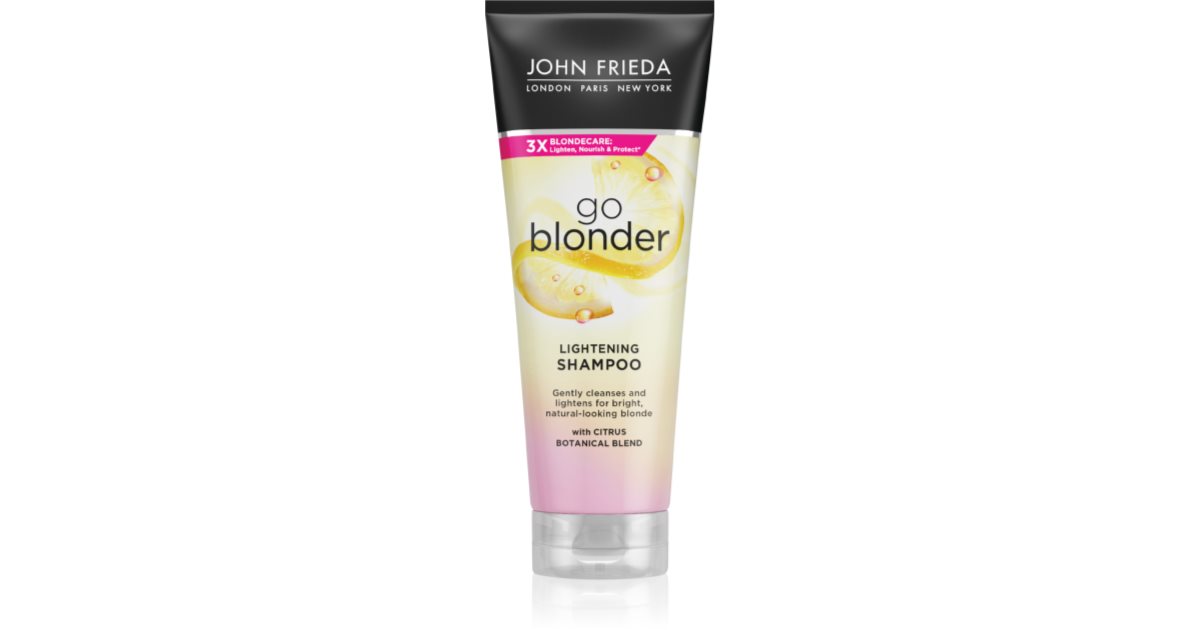 John Frieda Sheer Blonde Go Blonder zesvětlující šampon pro blond vlasy