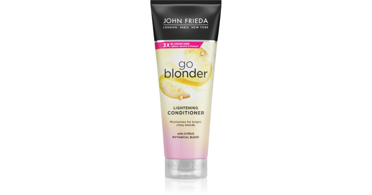 John Frieda Sheer Blonde Go Blonder Aufhellender Conditioner F R Blonde