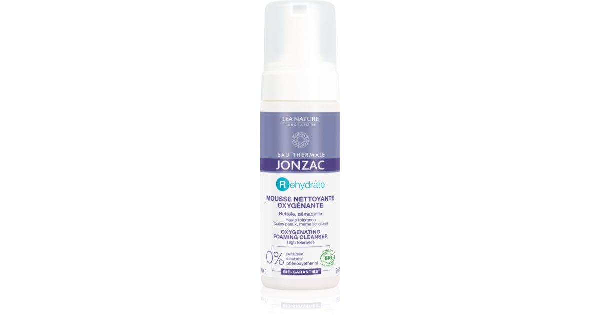 Jonzac Rehydrate Mousse Nettoyante Hydratante Et Apaisante Pour Peaux