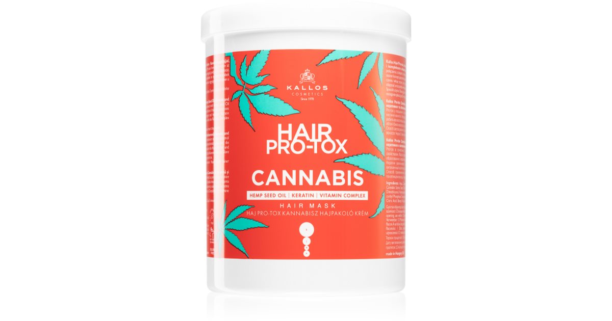 Прегледи на Kallos Hair Pro Tox Cannabis регенерираща маска за коса с