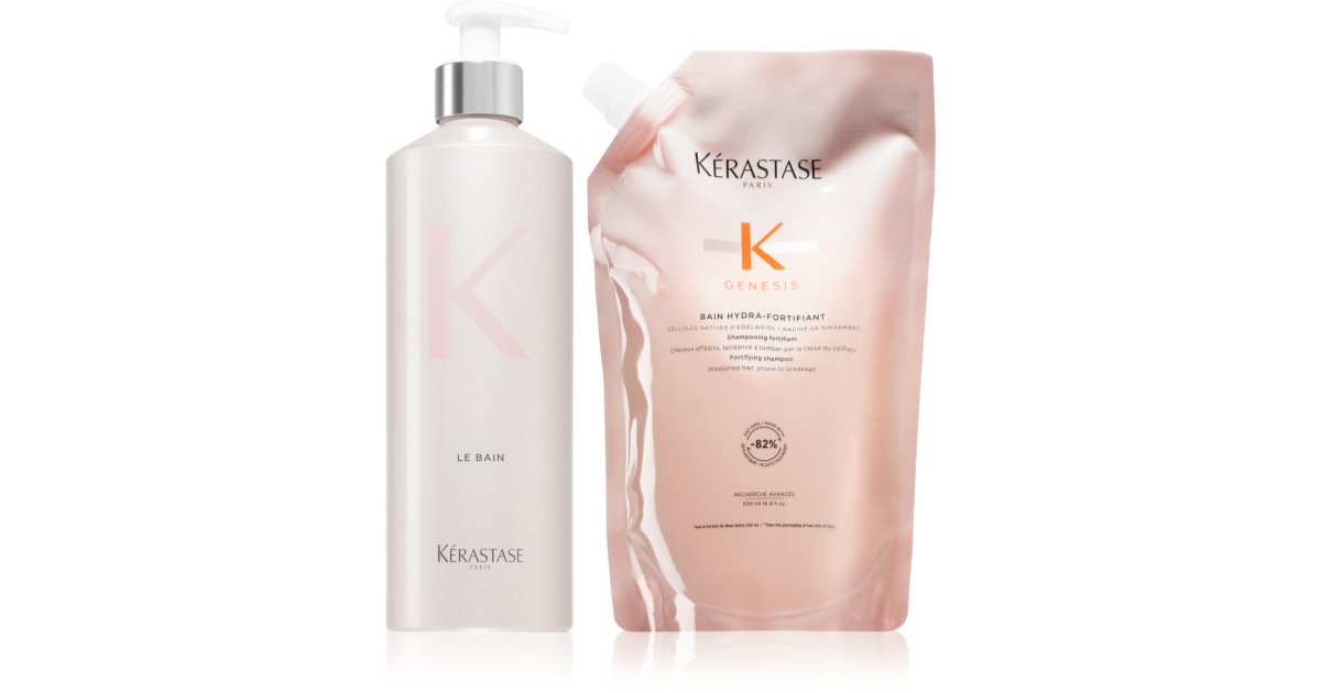 K Rastase Genesis Bain Hydra Fortifiant Shampoo Gegen Haarausfall Mit Pumpe