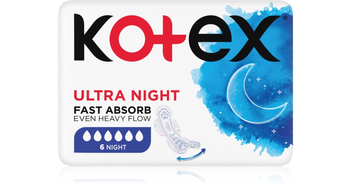 Kotex Ultra Night serviettes hygiéniques notino be