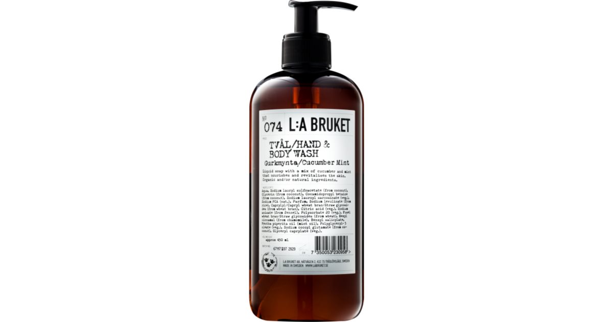 L A Bruket Body Sapone Liquido Con Estratti Di Cetriolo Notino It