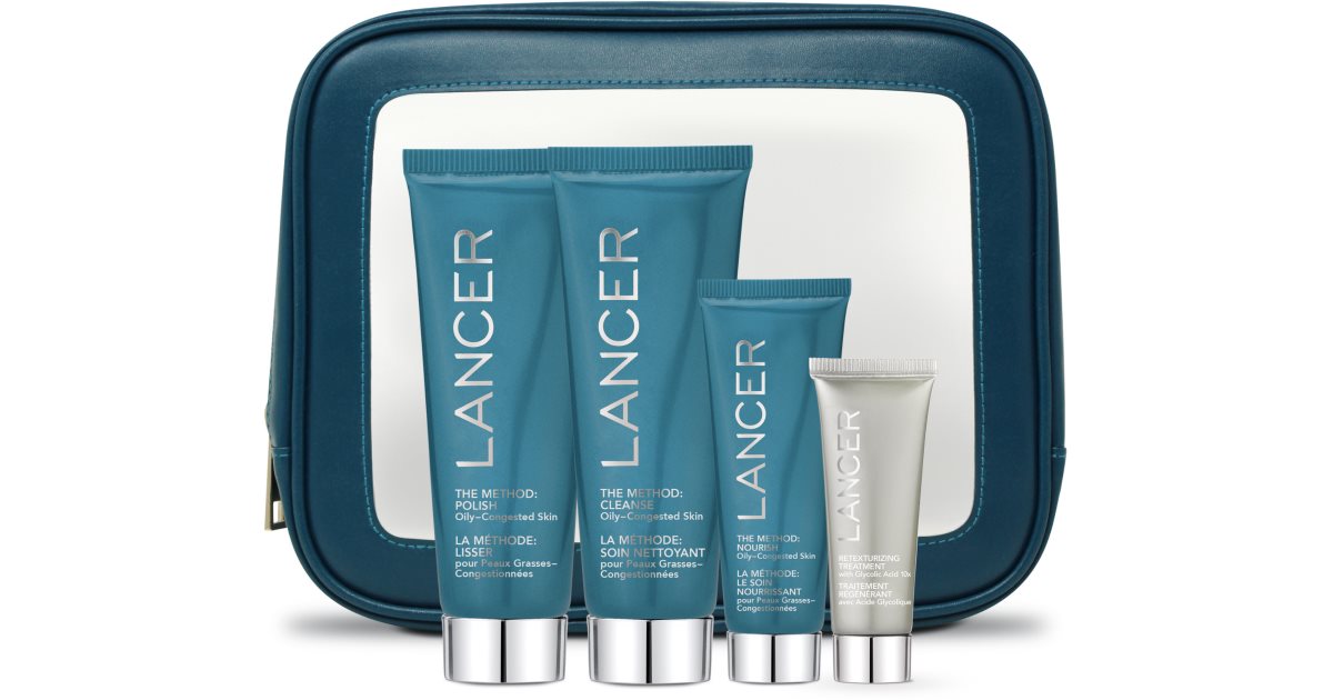 Lancer The Method Intro Kit Oily Congested Skin Coffret Cadeau Pour