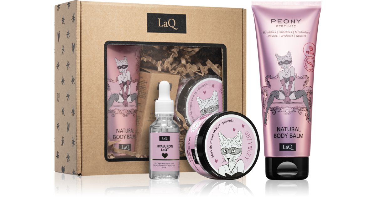 LaQ Kitten Peony Coffret Cadeau Corps Et Visage Notino Be