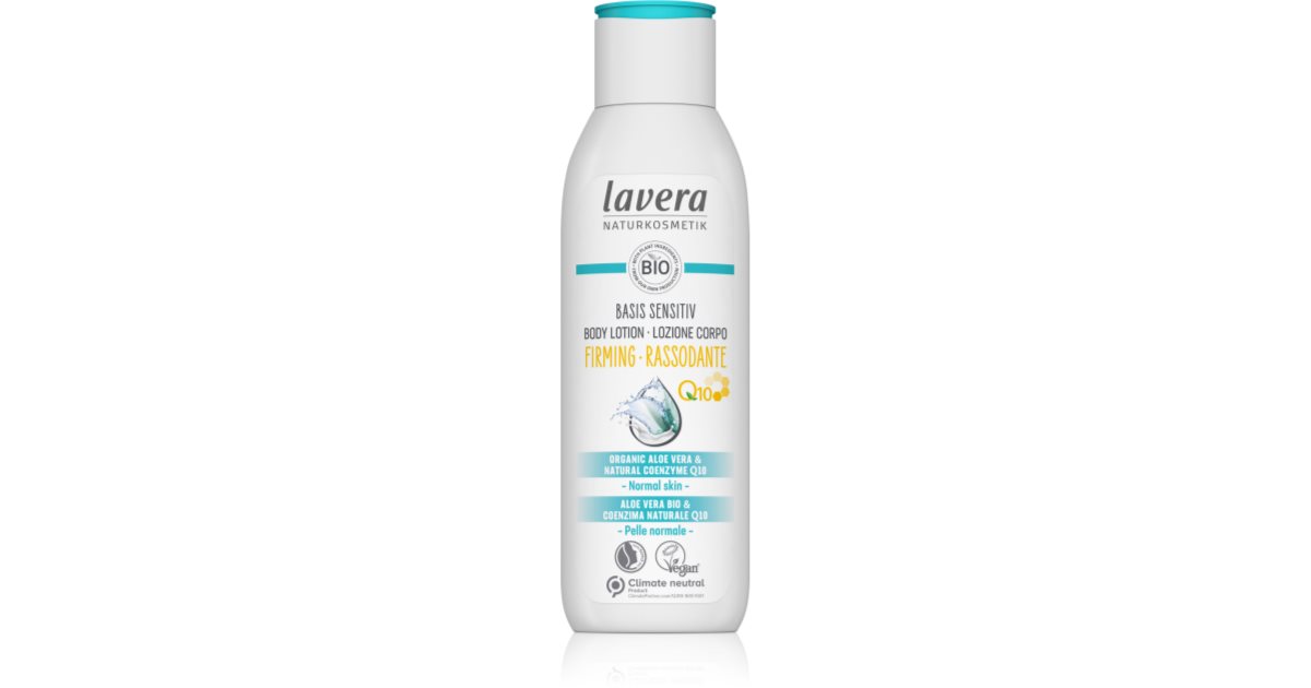 Lavera Basis Sensitiv Q10 Firming Body Milk With Coenzyme Q10 Notino