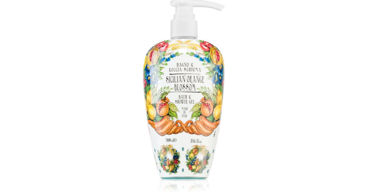 Le Maioliche Sicilian Orange Blossom Line Badeschaum Notino De