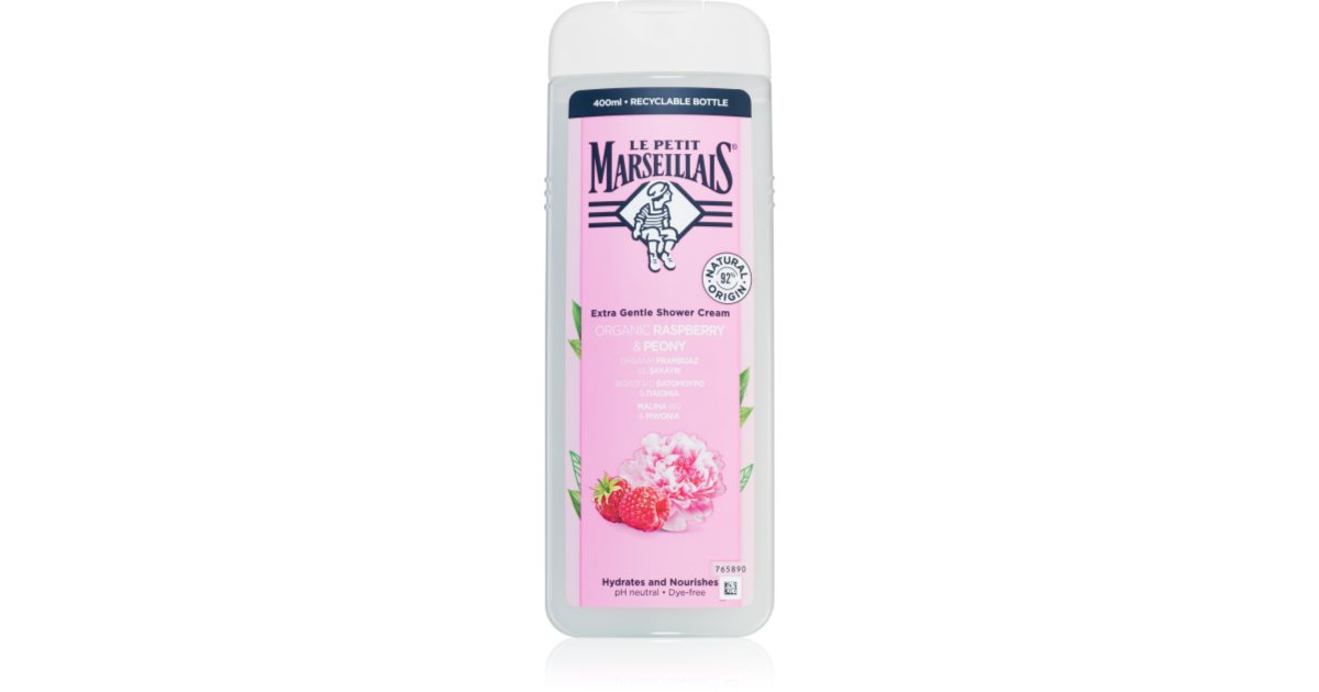 Le Petit Marseillais Raspberry Peony Bio Creamy Shower Gel Notino Ie