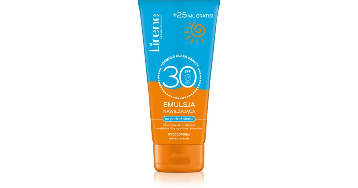 Lirene Sun Moisturising And Protective Cream SPF 30 Notino Co Uk