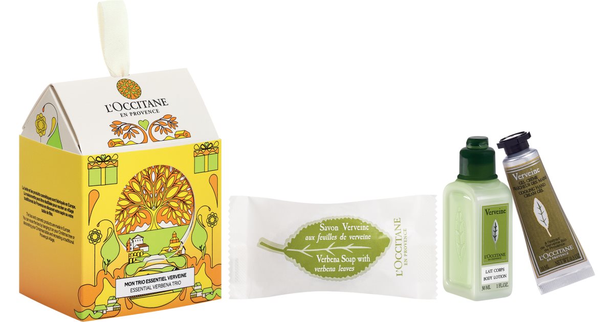 LOccitane Verbena Ornament Coffret Cadeau Corps Notino Be