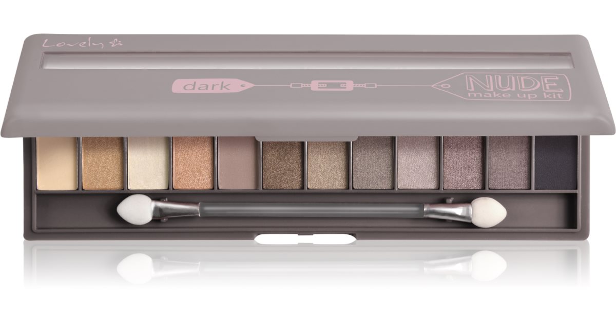 Lovely Nude Make Up Kit Dark Paleta Cieni Do Powiek