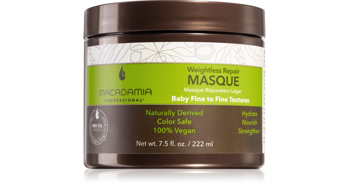 Macadamia Natural Oil Weightless Repair Maseczka Regeneruj Ca Do