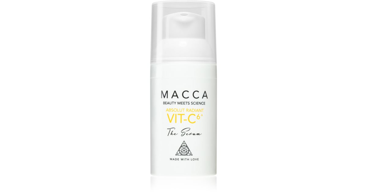 Macca Absolut Radiant Vit C Aufhellendes Hautserum Mit Vitamin C